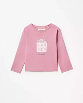 Футболка с пайетками Sfera, розовый