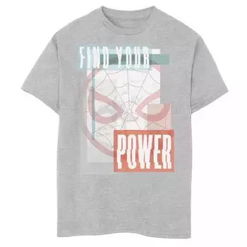 Футболка с пастельным портретом и портретом для мальчиков 8–20 лет Marvel Spider-Man Find Your Power Marvel