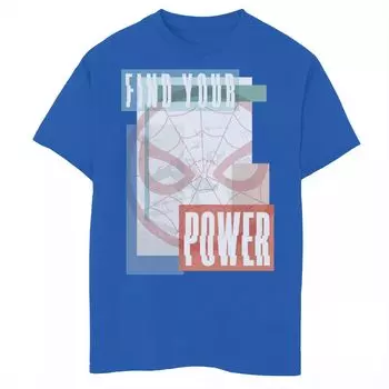 Футболка с пастельным портретом и портретом для мальчиков 8–20 лет Marvel Spider-Man Find Your Power Marvel