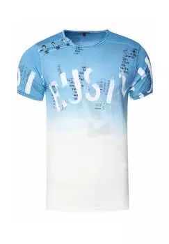 Футболка с переходом цвета RUSTY NEAL, синий