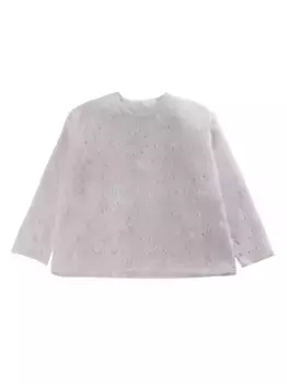 Футболка с перфорацией Issey Miyake, фиолетовый