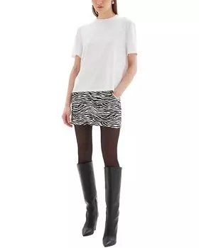 Футболка с перламутровыми рукавами CHRLDR, белый