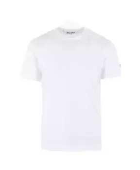 Футболка с пиксельным логотипом Comme Des Garons Play, белый