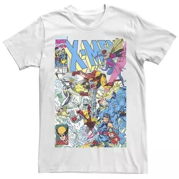 Футболка с плакатом Big & Tall Marvel X-Men Blast Licensed Character, белый