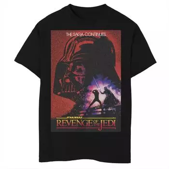 Футболка с плакатом цвета «Звёздные войны» Disney для мальчиков 8–20 лет «Возвращение джедая в пустыне» Disney