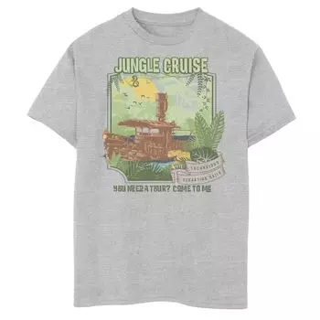 Футболка с плакатом Disney Jungle Cruise для мальчиков 8–20 лет Licensed Character