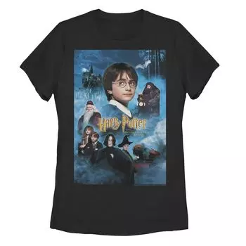 Футболка с плакатом «Гарри Поттер и философский камень» для юниоров Licensed Character
