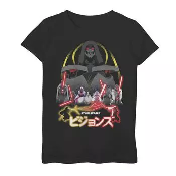 Футболка с плакатом группы злодеев для девочек 4–16 лет Licensed Character