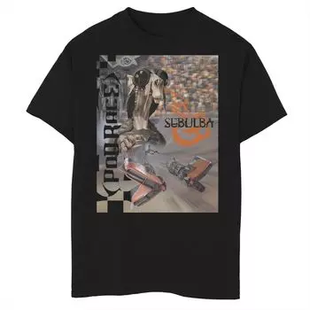 Футболка с плакатом и графическим изображением «Звездные войны Себульба» для мальчиков 8–20 лет Star Wars