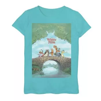 Футболка с плакатом и графическим рисунком для девочек 7–16 лет Disney's Winnie The Pooh Disney