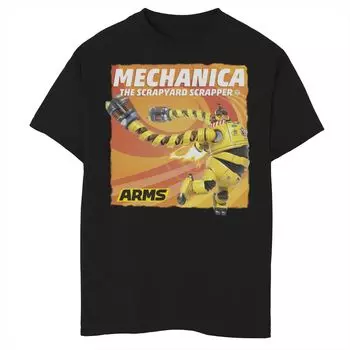 Футболка с плакатом и графикой Arms Mechanica The Scrapyard Scrapper для мальчиков 8–20 лет Licensed Character