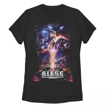 Футболка с плакатом и графикой для юниоров Transformers Siege War For Cybertron Licensed Character