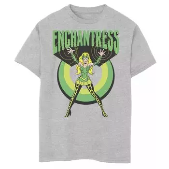 Футболка с плакатом и графикой Marvel Enchantress Stance для мальчиков 8–20 лет Marvel