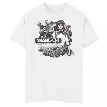 Футболка с плакатом и графикой Marvel Shang-Chi Xialing для мальчиков 8–20 лет Licensed Character