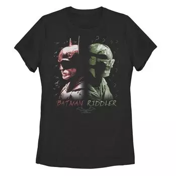 Футболка с плакатом и изображением Бэтмена и Загадочника DC Comics для юниоров Licensed Character