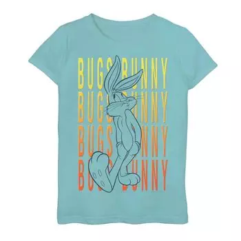 Футболка с плакатом и рисунком «Looney Tunes Bugs Bunny» для девочек 7–16 лет Licensed Character