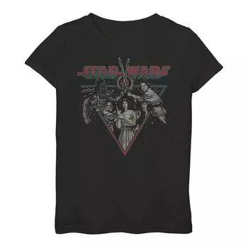 Футболка с плакатом «Историческая битва» «Звездные войны» для девочек 3–16 лет Licensed Character