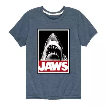 Футболка с плакатом Jaws The Giant для мальчиков 8–20 лет Licensed Character