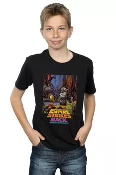 Футболка с плакатом «Йода» Star Wars, черный