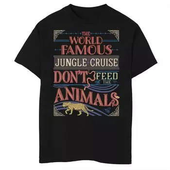 Футболка с плакатом мероприятия Disney Jungle Cruise для мальчиков 8–20 лет Licensed Character
