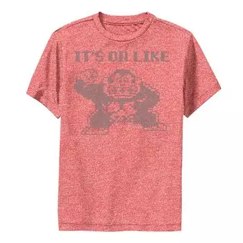 Футболка с плакатом Nintendo It’s On Like Donkey Kong для мальчиков 8–20 лет Licensed Character