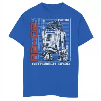 Футболка с плакатом R2-D2 «Звездные войны» для мальчиков 8–20 лет Licensed Character