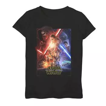 Футболка с плакатом Star Wars Legit для девочек 7–16 лет Licensed Character