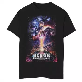 Футболка с плакатом Transformer Siege для мальчиков 8–20 лет Licensed Character