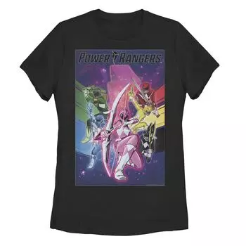Футболка с плакатом юниорской команды Power Rangers Licensed Character