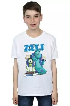 Футболка с плакатом Университета монстров Disney, белый