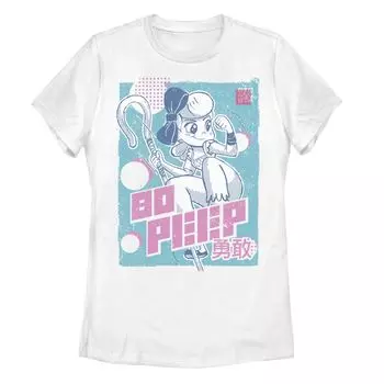 Футболка с плакатом в стиле кандзи «История игрушек Бо Пип» для детей Disney/Pixar Licensed Character, белый