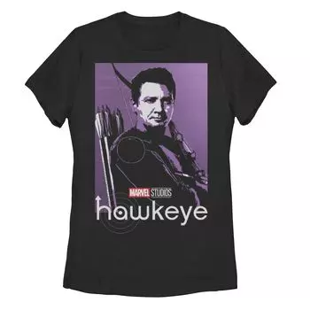 Футболка с плакатом в тон фиолетового цвета Marvel Hawkeye для детей Juniors Marvel