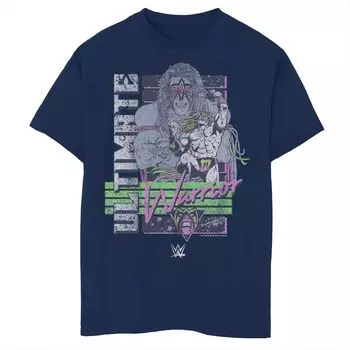 Футболка с плакатом WWE Ultimate Warrior Boxs для мальчиков 8–20 лет Licensed Character