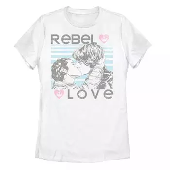 Футболка с поцелуем Хана и Леи «Звёздные войны» для юниоров «Rebel Love» Licensed Character