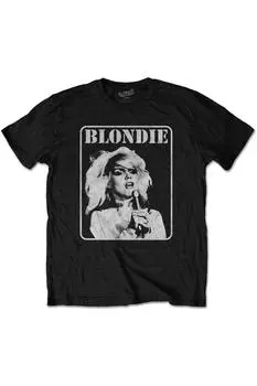 Футболка с подарком и плакатом Blondie, черный
