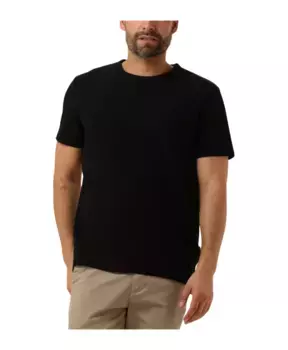 Футболка S поло с круглым вырезом Selected Homme, черный