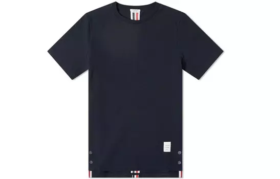 Футболка с полосатой спиной Thom Browne