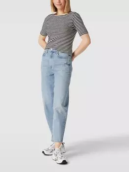 Футболка с полосатым узором Marc O'Polo, черный