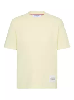 Футболка с полосками 4-Bar THOM BROWNE, желтый