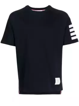 Футболка с полосками 4-Bar THOM BROWNE, синий