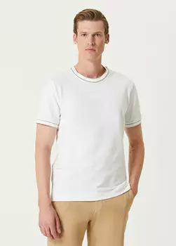Футболка с полосками Beymen Collection, белый