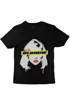 Футболка с полосками для глаз AKA Blondie, черный