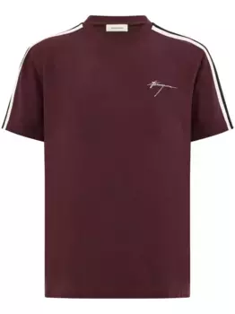 Футболка с полосками Ferragamo, красный