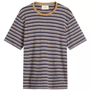 Футболка с полосками Folk, синий