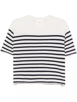 Футболка с полосками от Лизы Янг Силы Lisa Yang, нейтральный