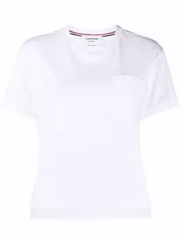 Футболка с полосками RWB Thom Browne, белый