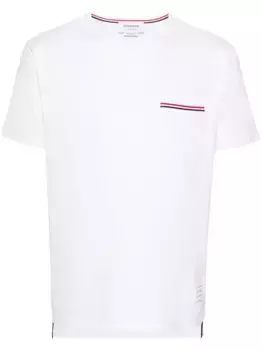 Футболка с полосками RWB THOM BROWNE, белый