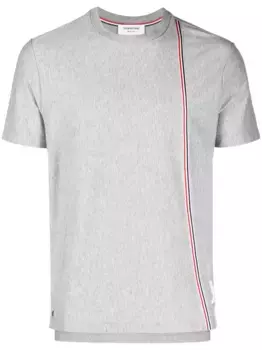 Футболка с полосками RWB THOM BROWNE, серый