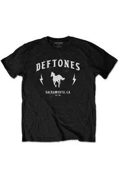 Футболка с пони Deftones, черный