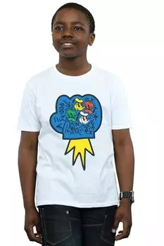 Футболка с поп-кулаком Дональда Дака Disney, белый